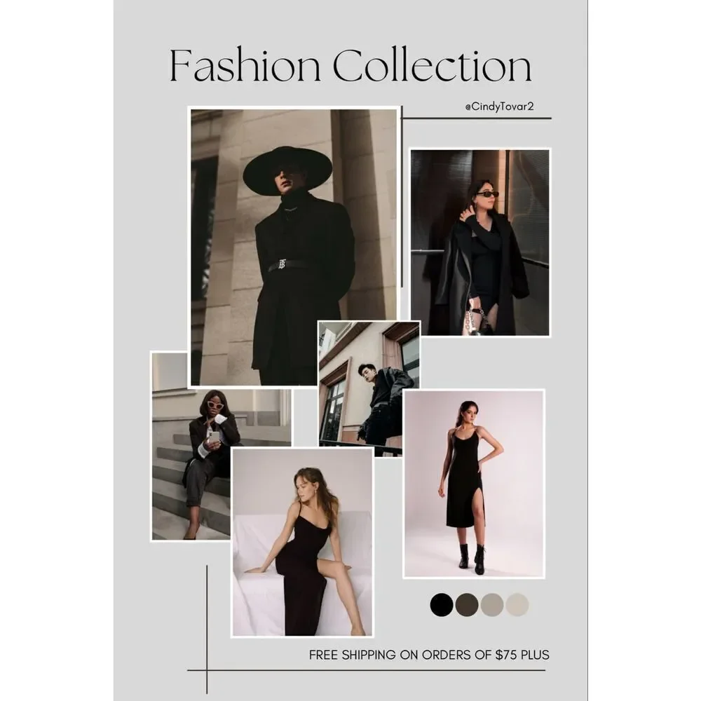 Windsor black flare dress